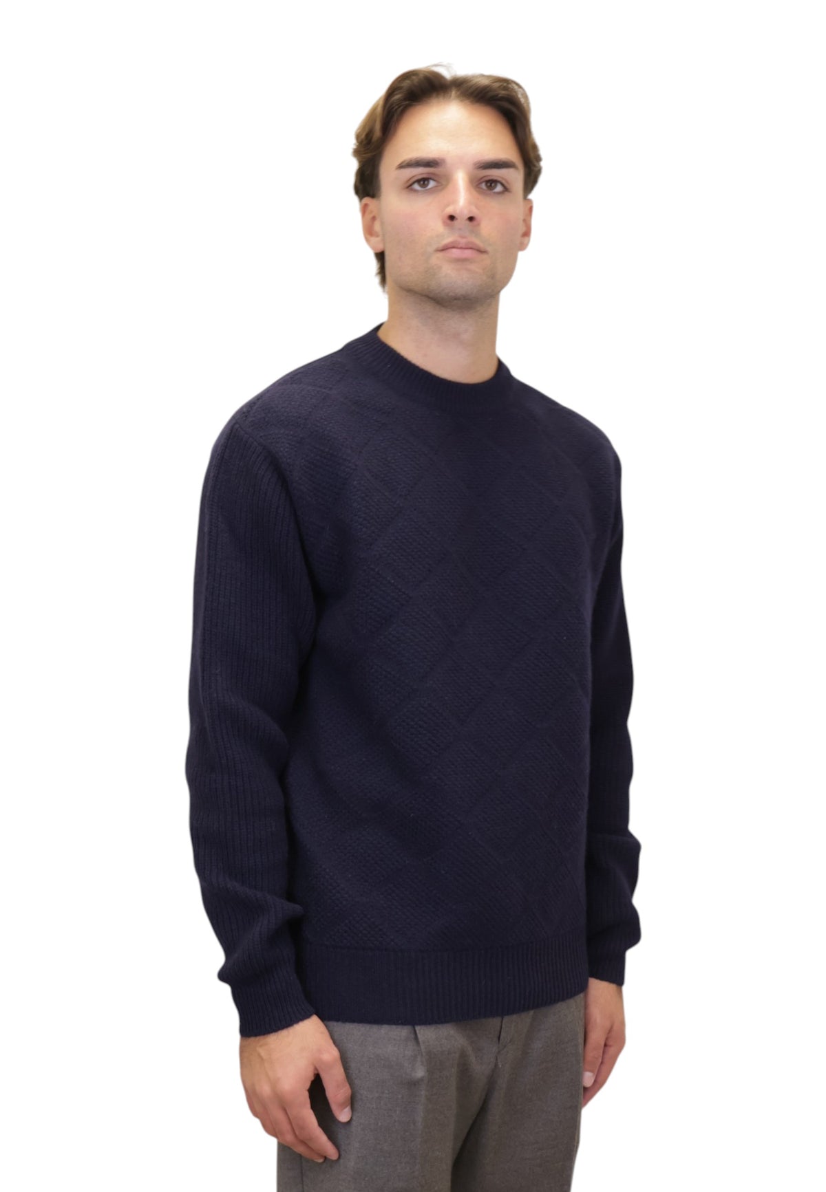 MAGLIE A GIROCOLLO Blu Daniele Fiesoli