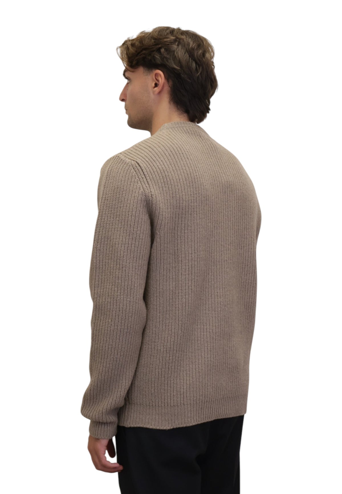 MAGLIE A GIROCOLLO Beige Daniele Fiesoli