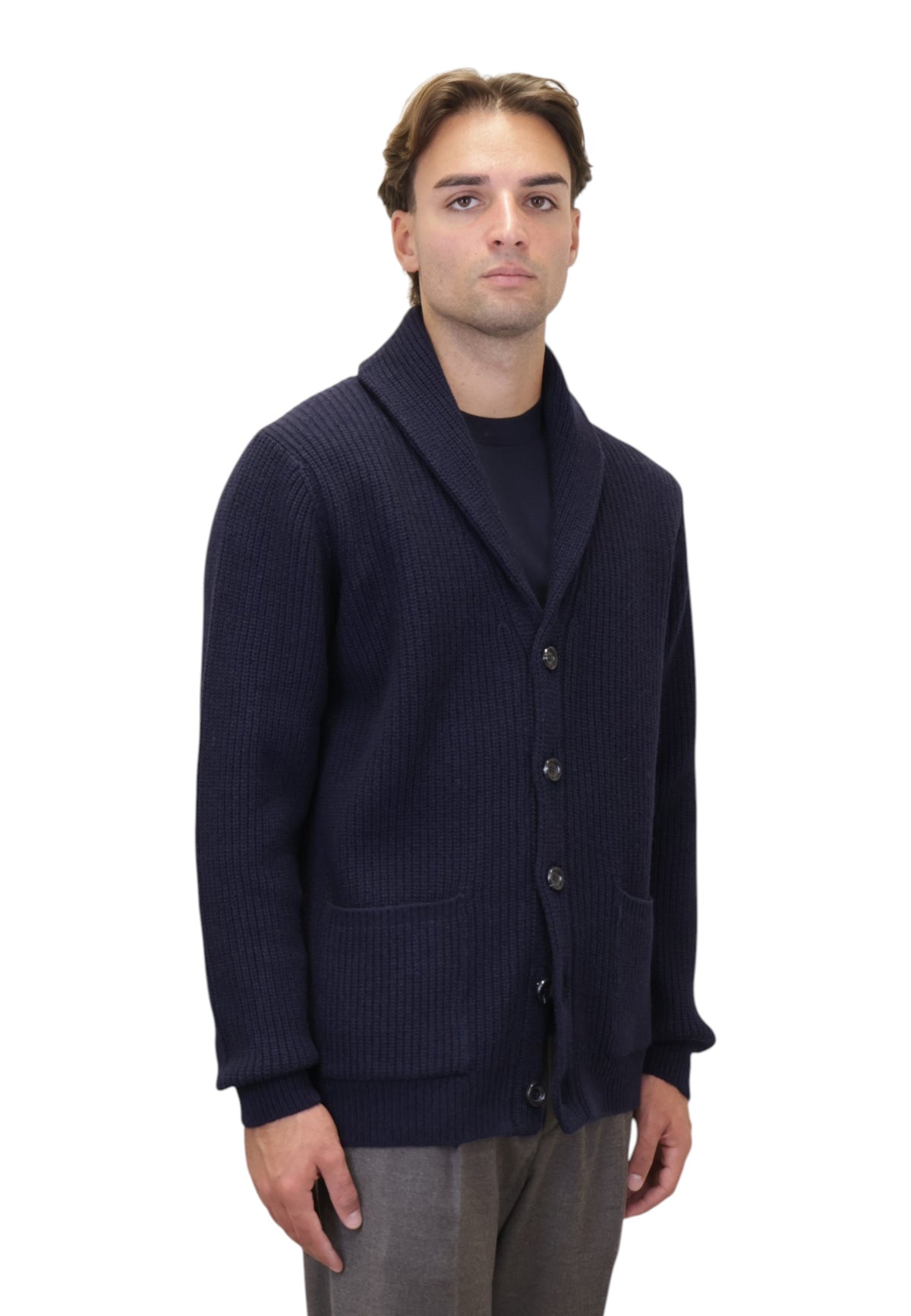 CARDIGAN Blu Daniele Fiesoli