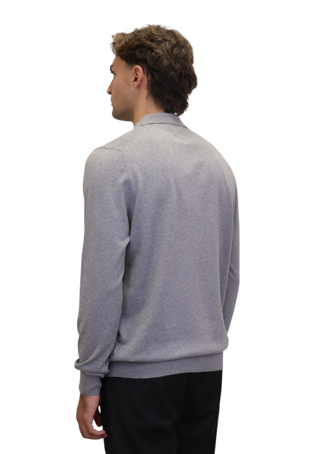 POLO A MANICA LUNGA Grigio People Of Shibuya