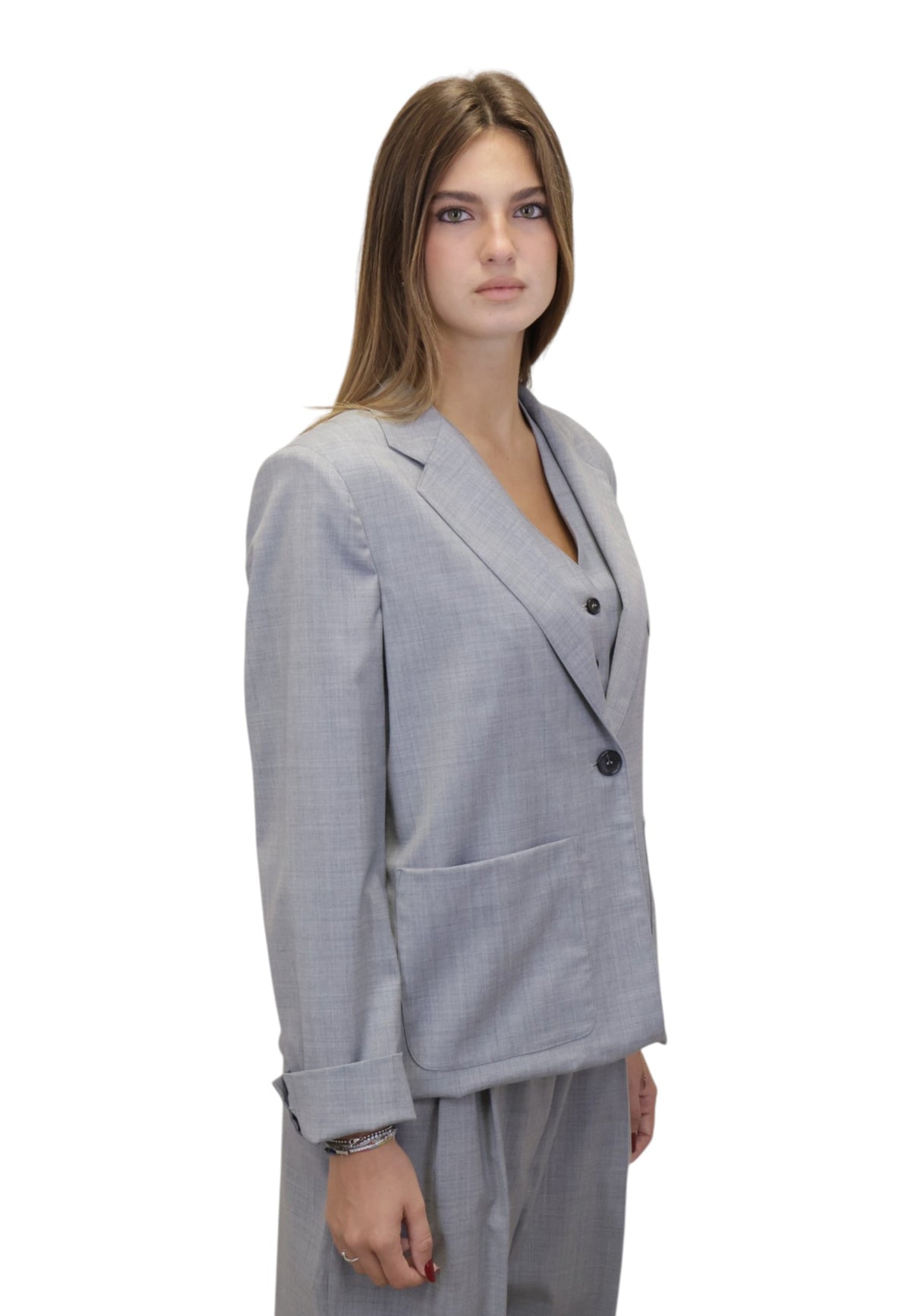 BLAZER MONOPETTO Grigio Meimei J