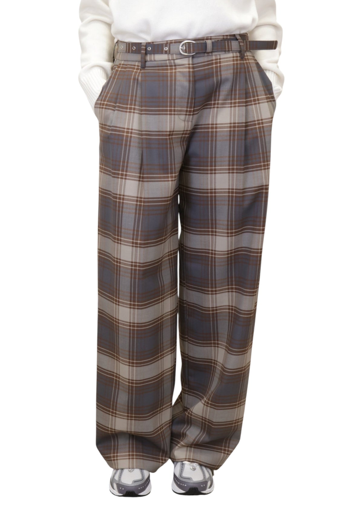 PANTALONI Marrone Meimei J