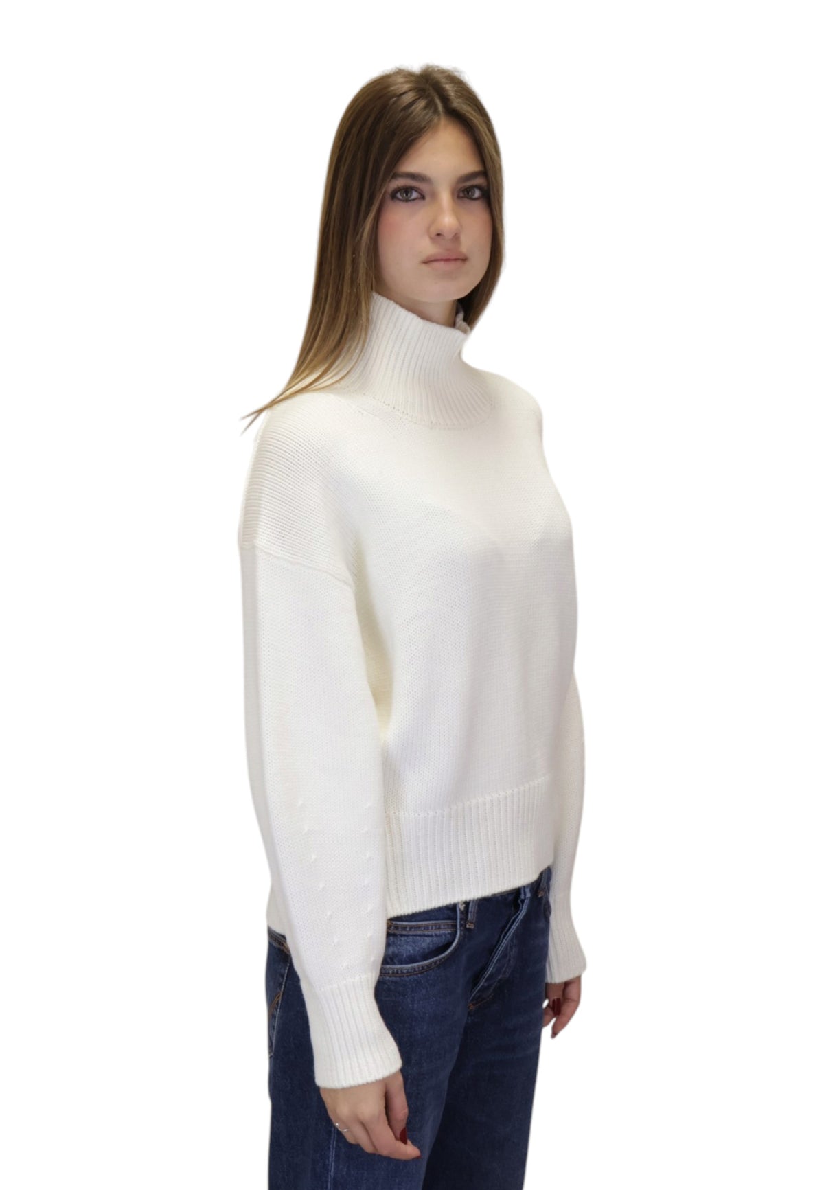 MAGLIE A LUPETTO Panna Meimei J