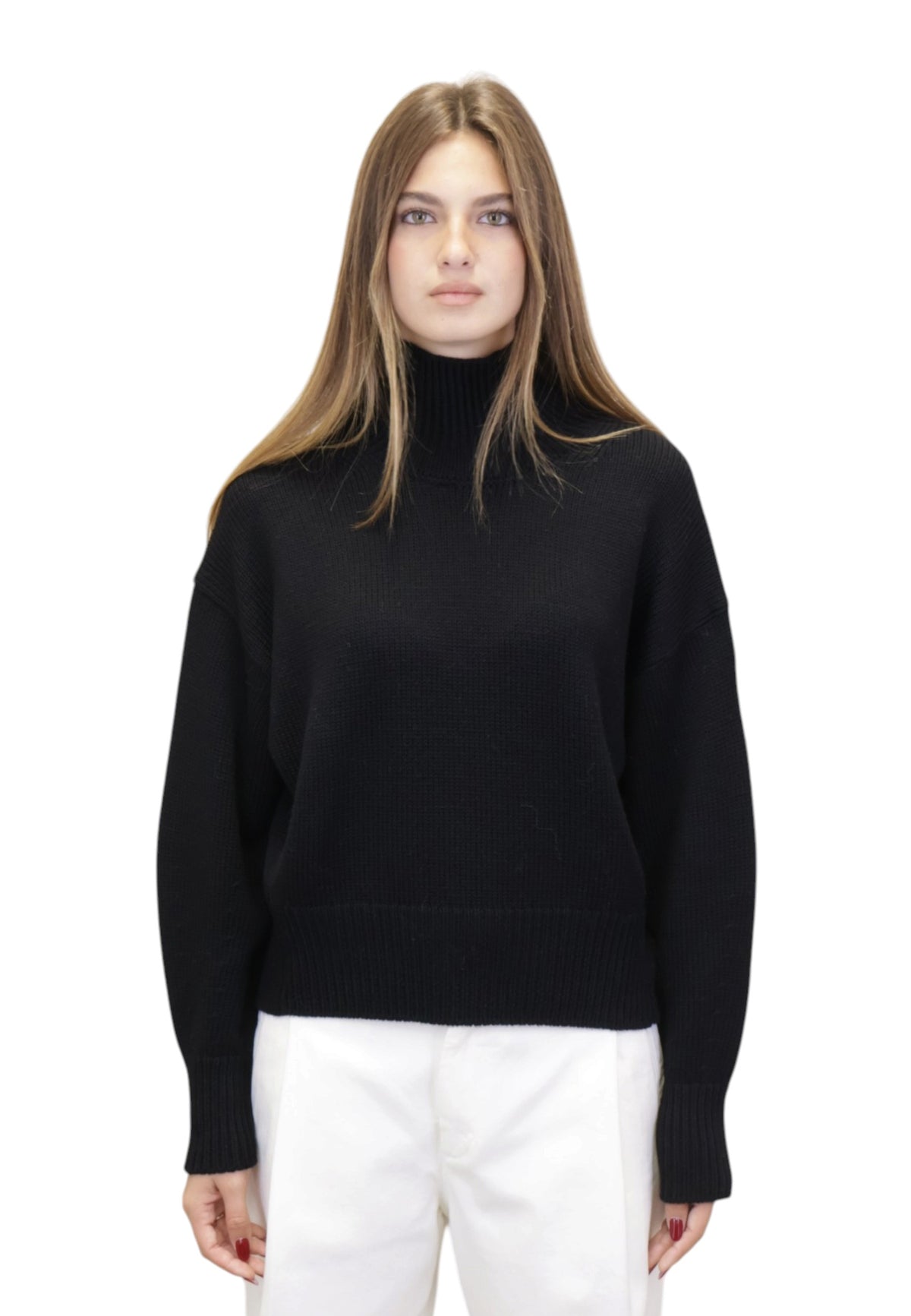 MAGLIE A LUPETTO Nero Meimei J