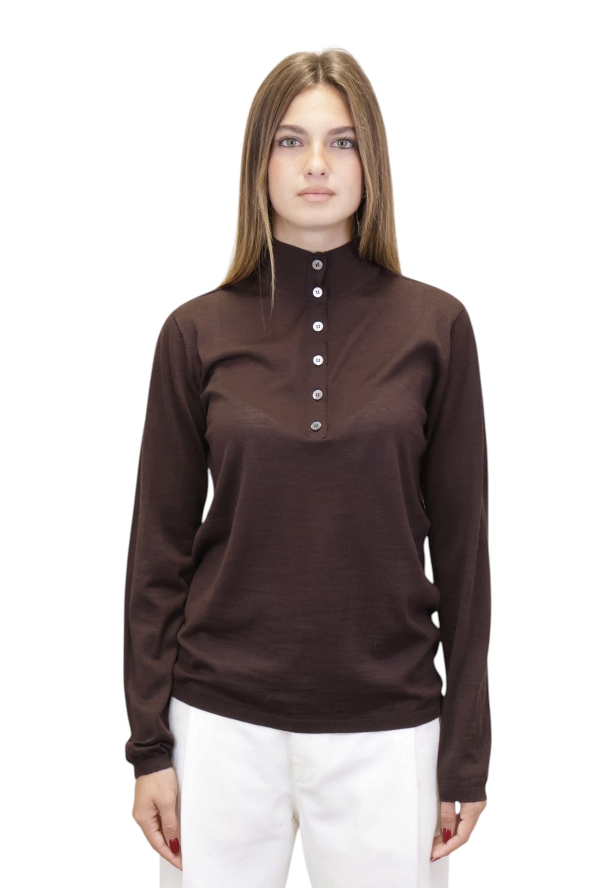 MAGLIE A LUPETTO Marrone Liviana Conti
