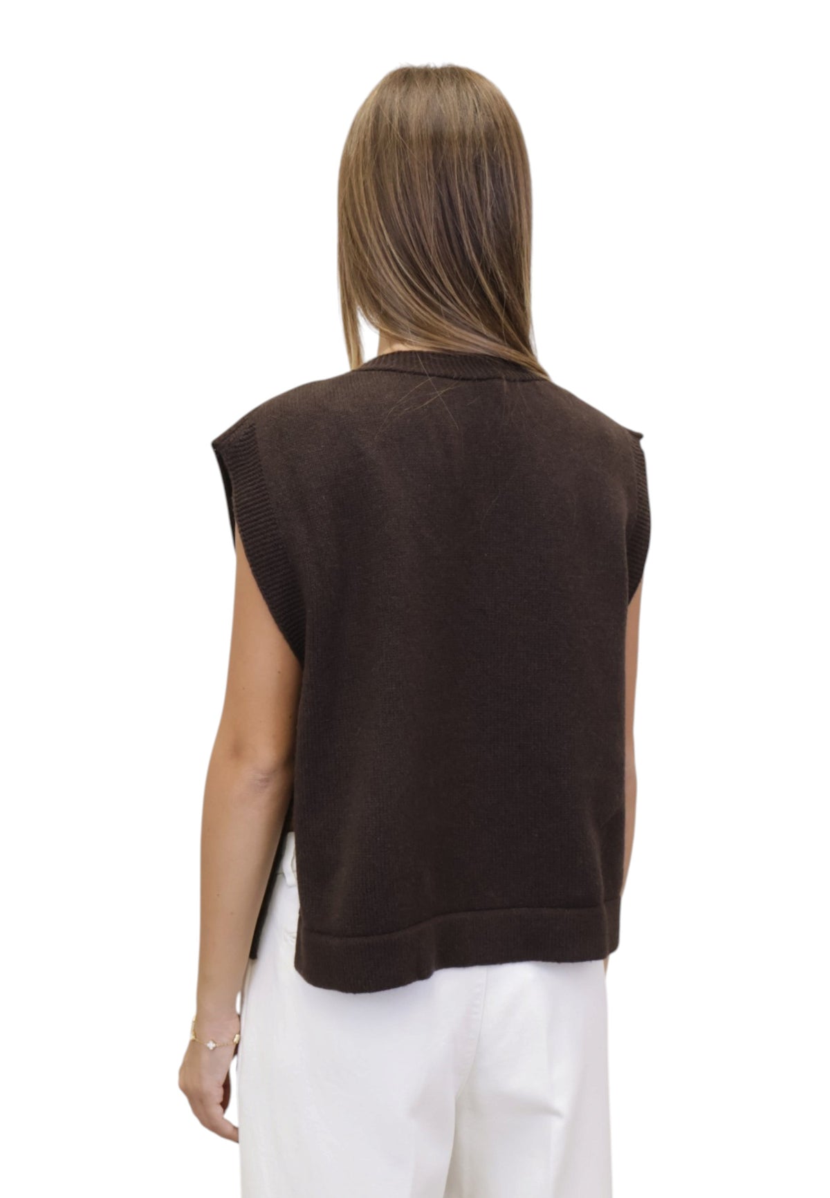 GILET Marrone Liviana Conti