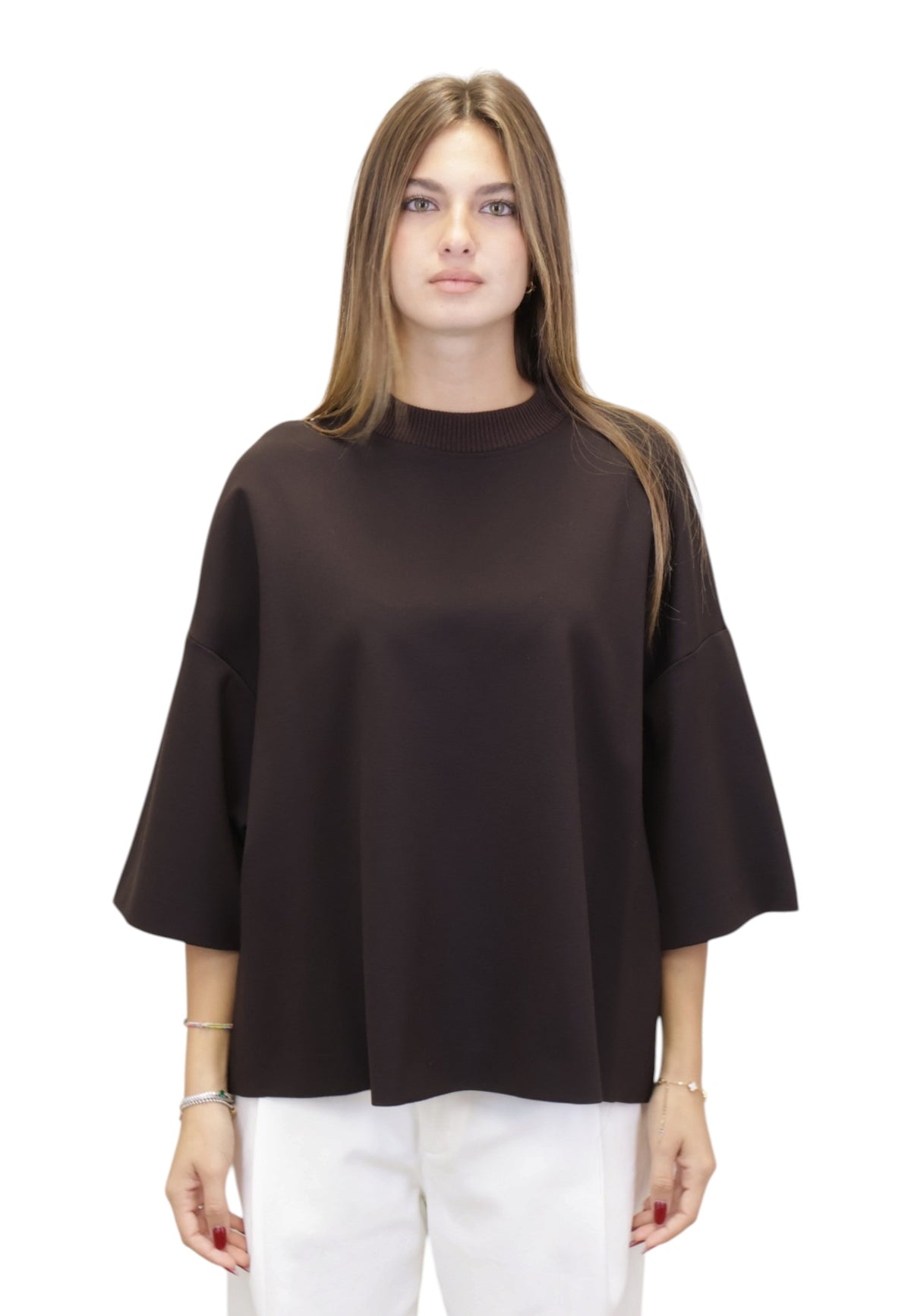 MAGLIE A GIROCOLLO Marrone Liviana Conti