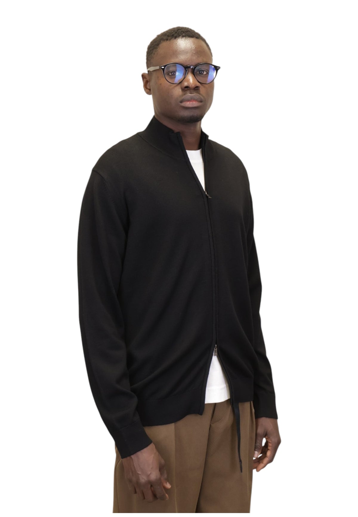 MAGLIE CON ZIP Nero Jean Paul