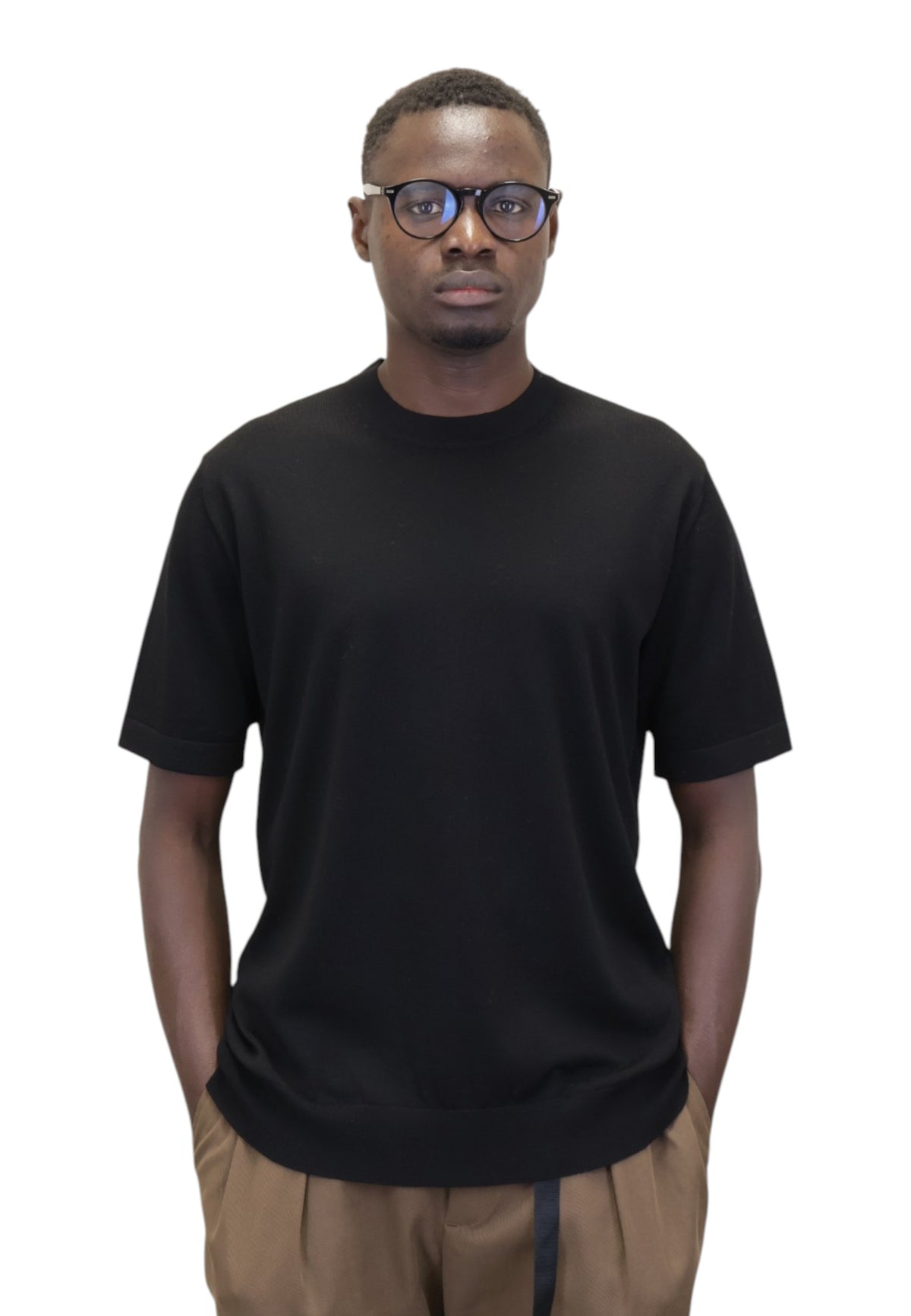 MAGLIE A GIROCOLLO Nero Jean Paul