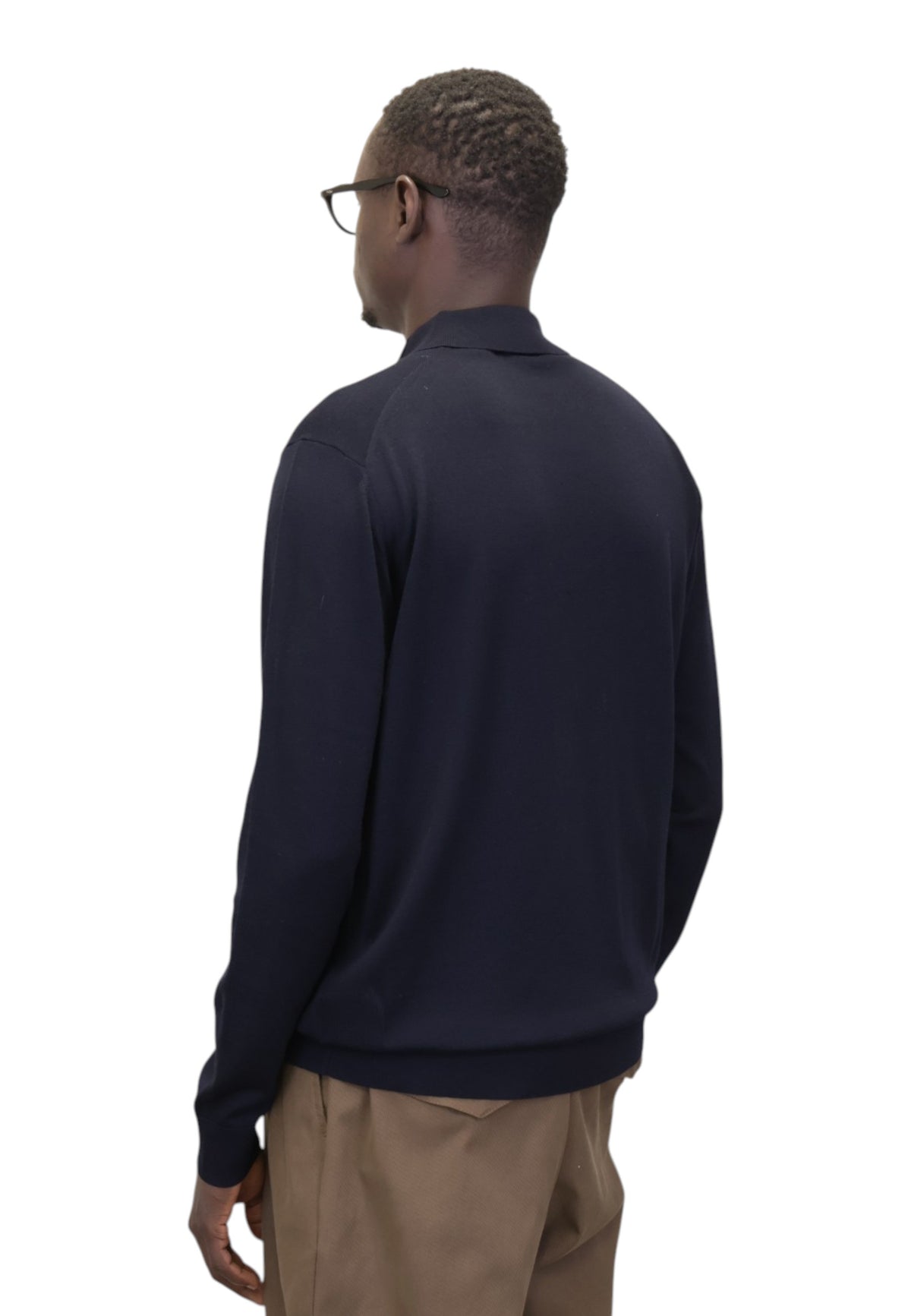POLO A MANICA LUNGA Blu Jean Paul