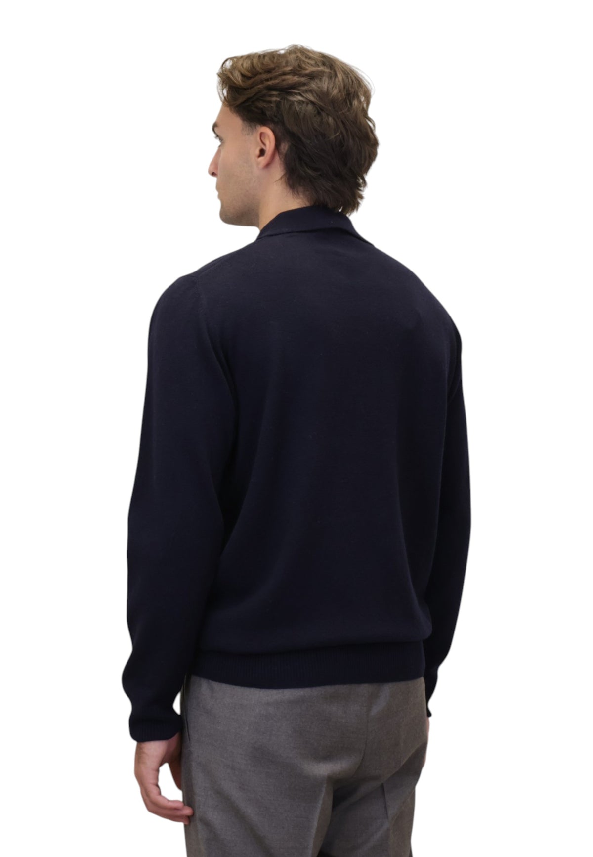 POLO A MANICA LUNGA Blu Jean Paul