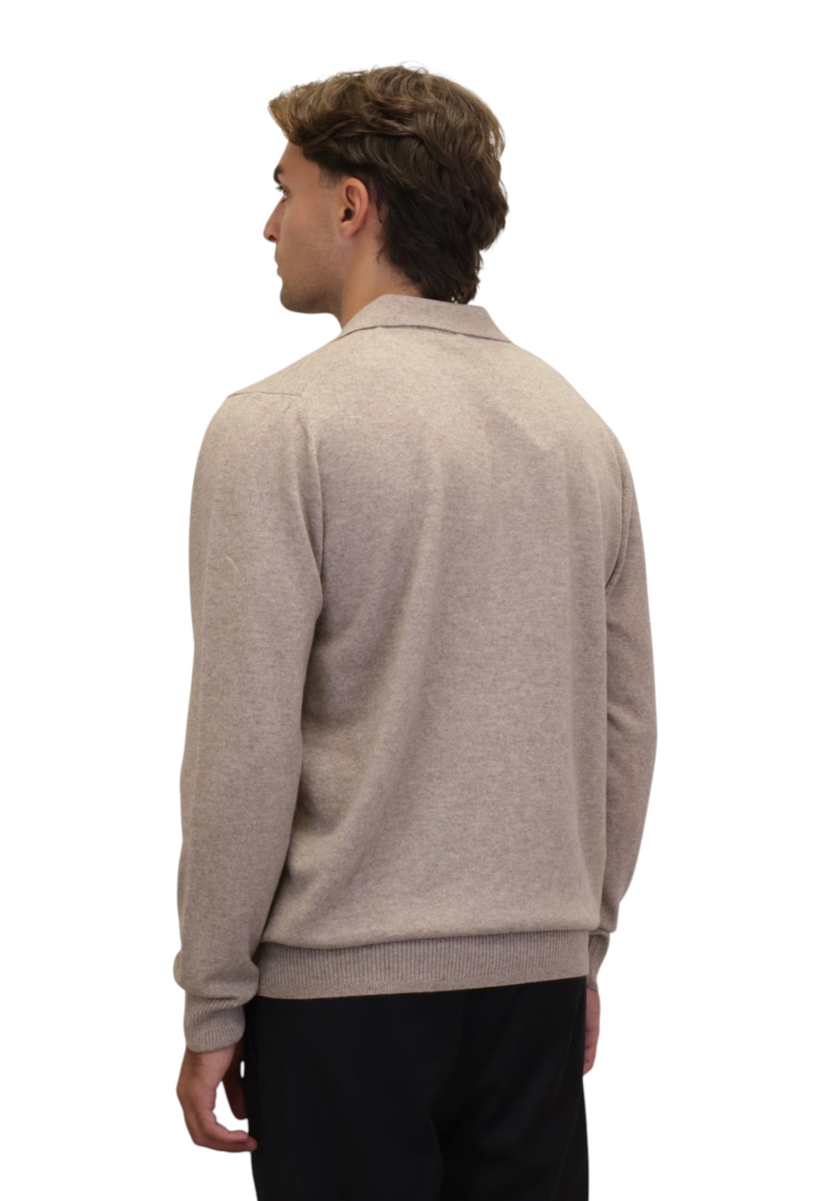 POLO A MANICA LUNGA Beige Jean Paul