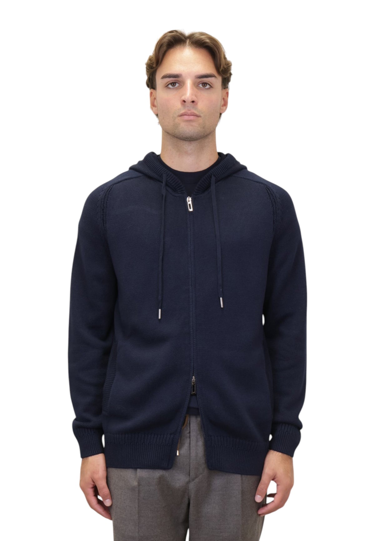 MAGLIE CON CAPPUCCIO Blu Jean Paul