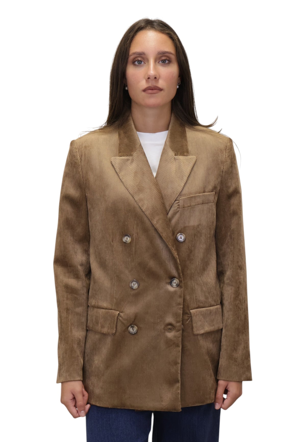 BLAZER DOPPIOPETTO Marrone Solotre