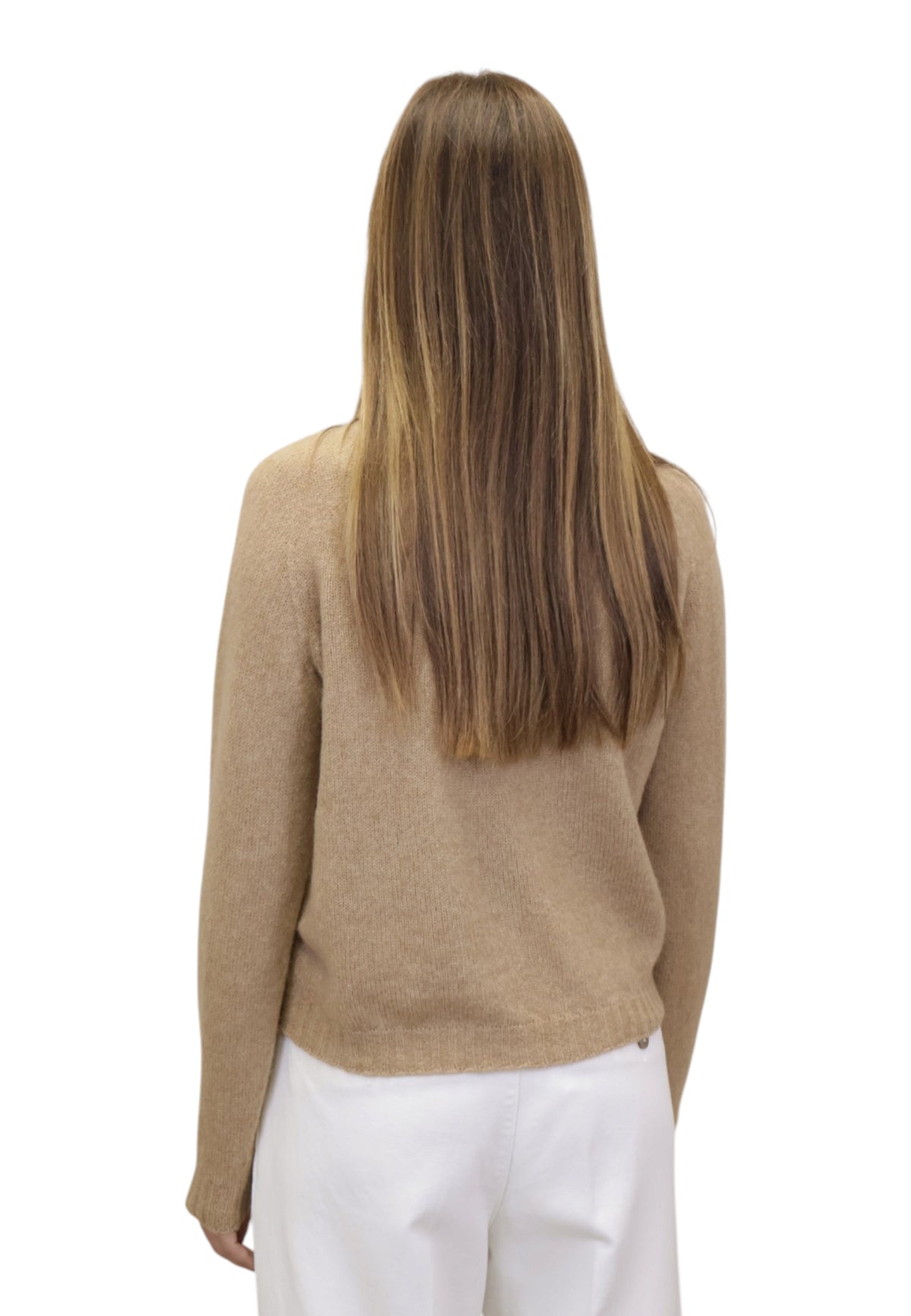 MAGLIE A V Beige Roberto Collina