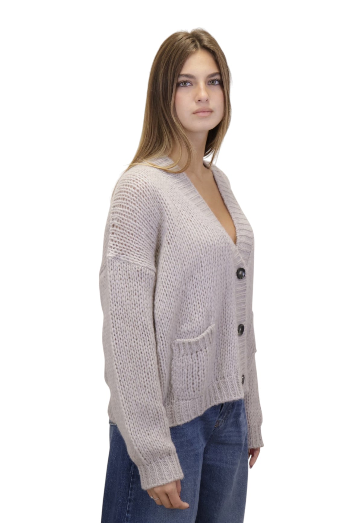 CARDIGAN Grigio Roberto Collina