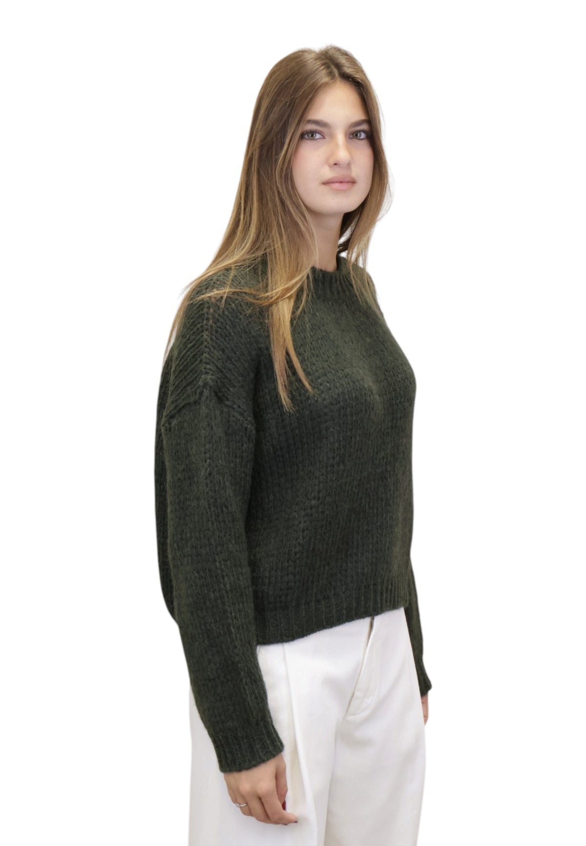 MAGLIE A GIROCOLLO Verde Roberto Collina