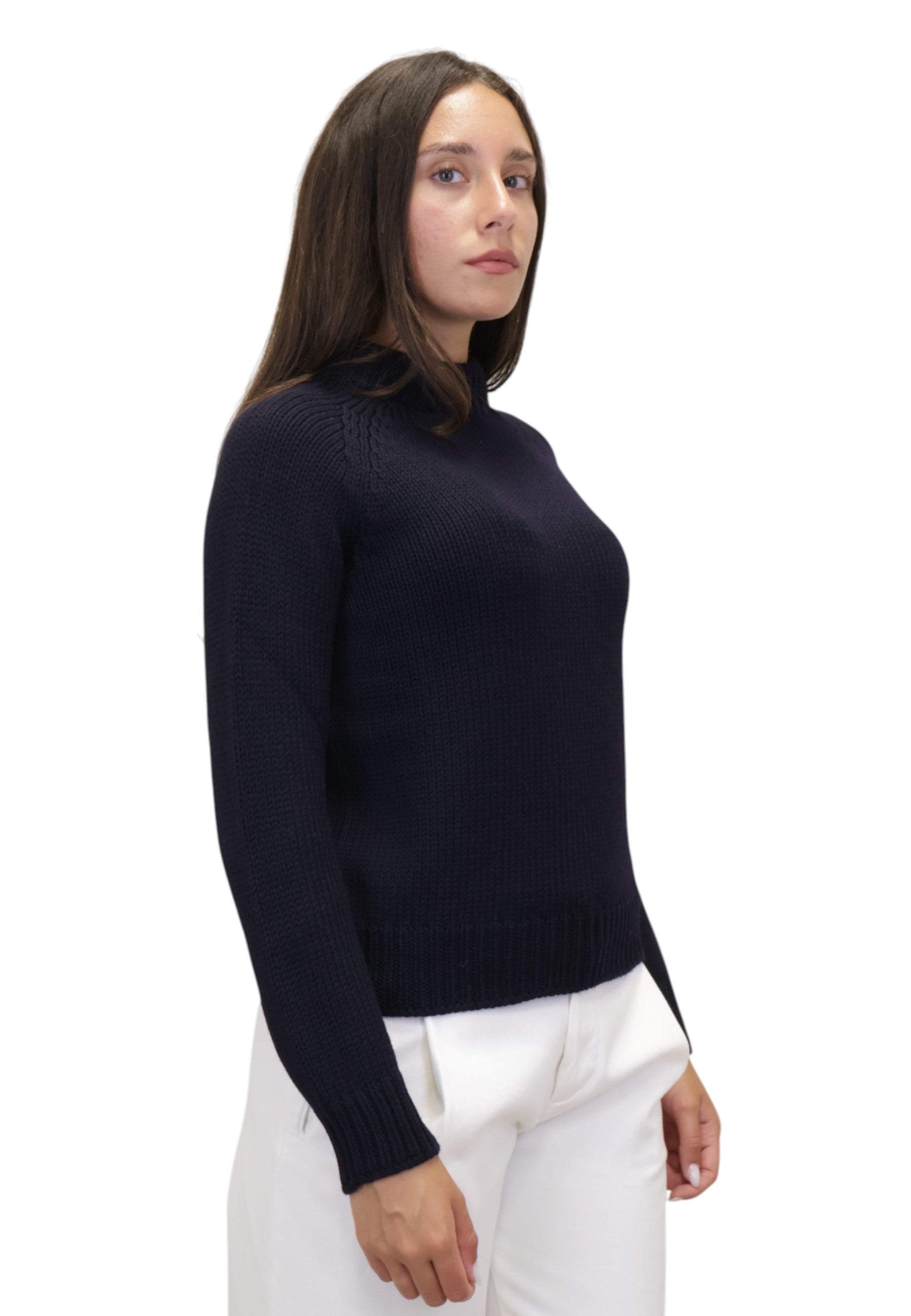 MAGLIE A GIROCOLLO Blu Gran Sasso