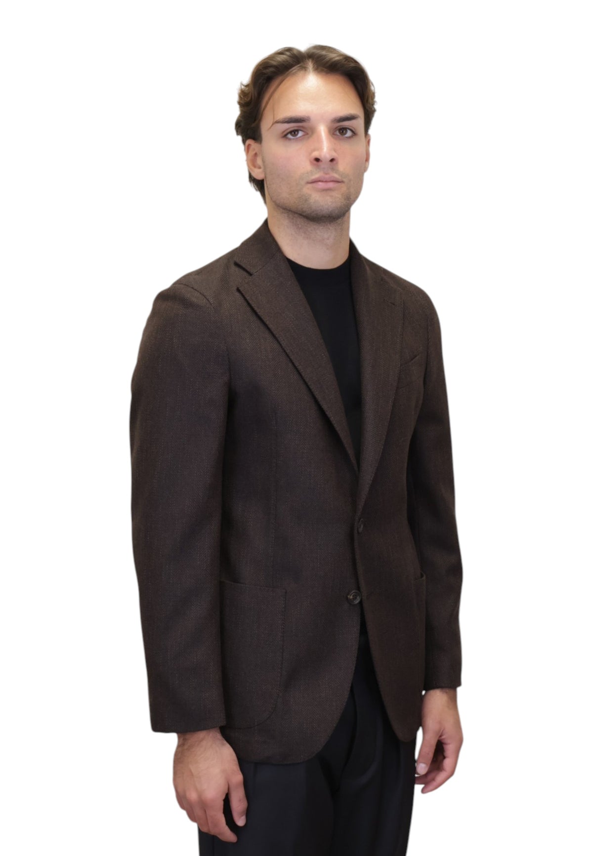 BLAZER MONOPETTO Marrone Bagnoli