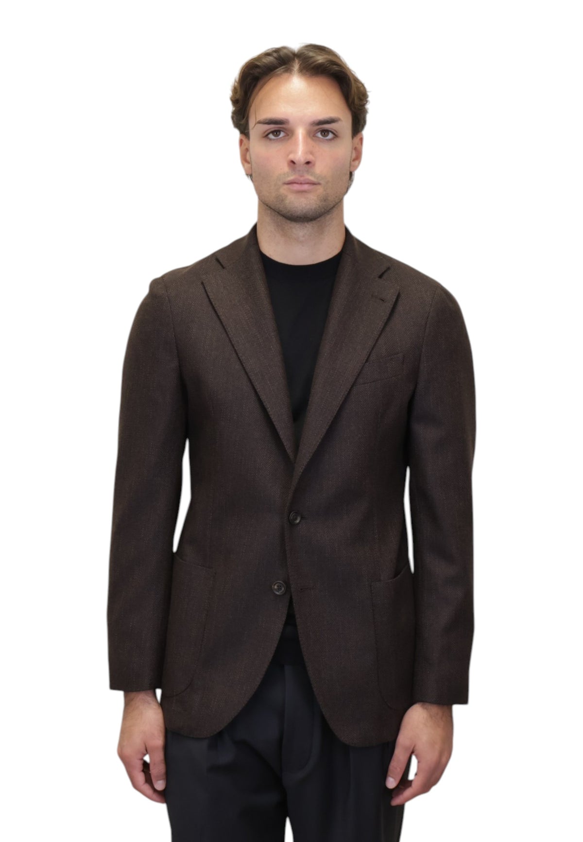 BLAZER MONOPETTO Marrone Bagnoli