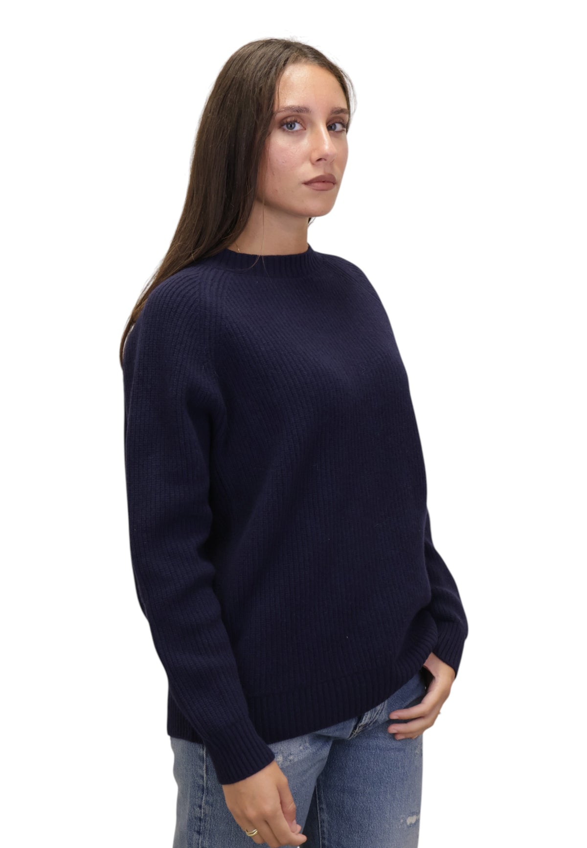 MAGLIE A GIROCOLLO Blu Daniele Fiesoli Collezione N_ø1
