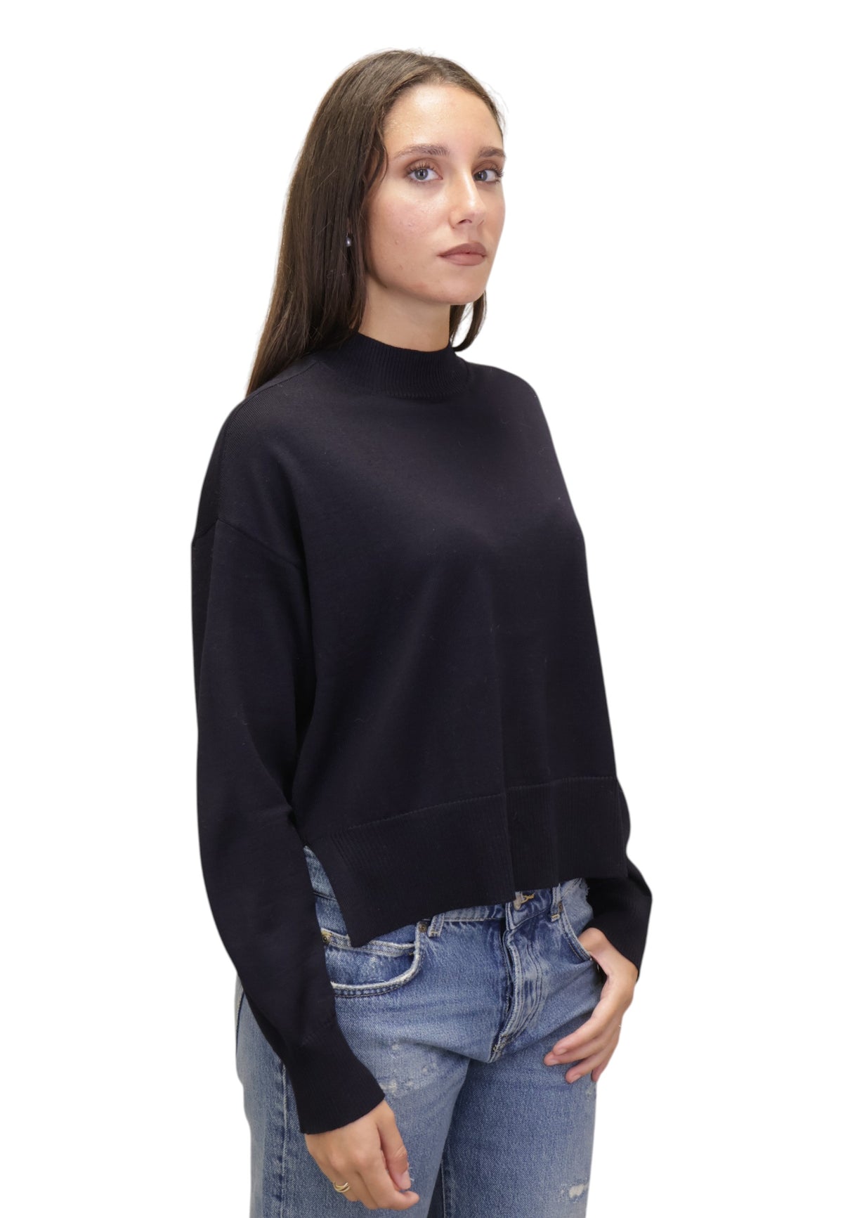 MAGLIE A LUPETTO Blu Daniele Fiesoli Collezione N_ø1
