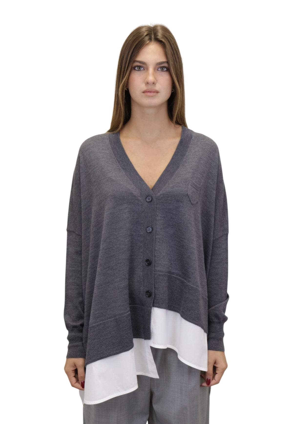 CARDIGAN Grigio Meimei J