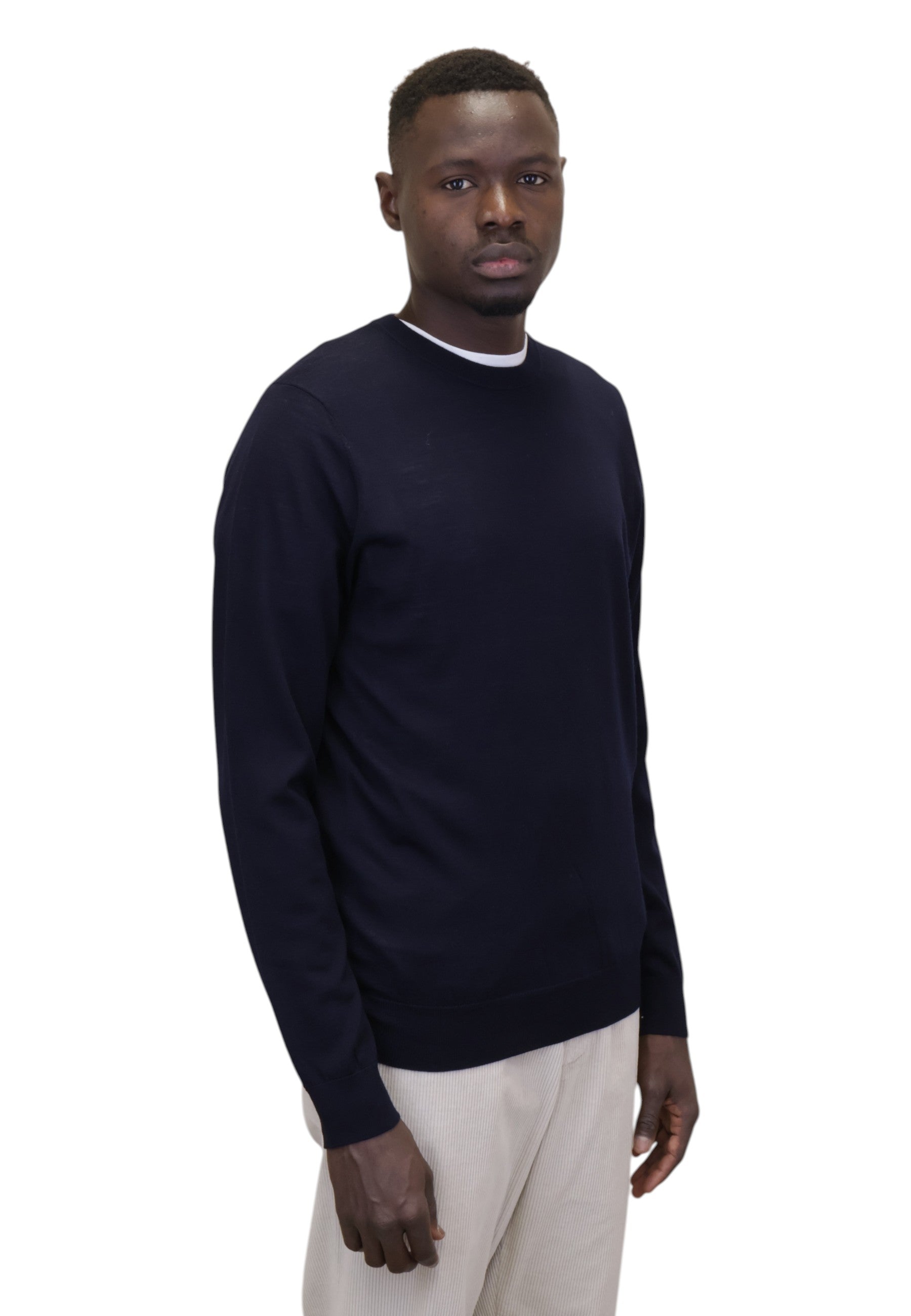 MAGLIE A GIROCOLLO Blu Della Spiga