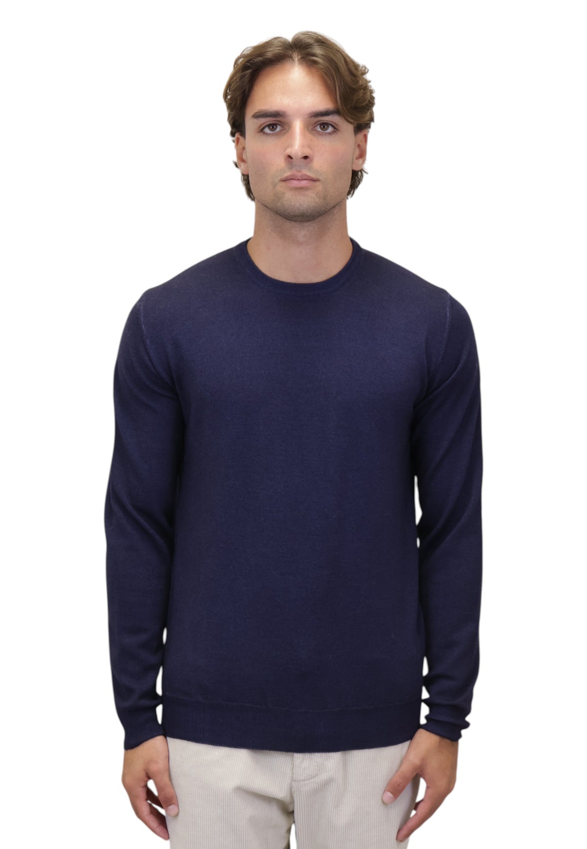 MAGLIE A GIROCOLLO Blu Della Spiga