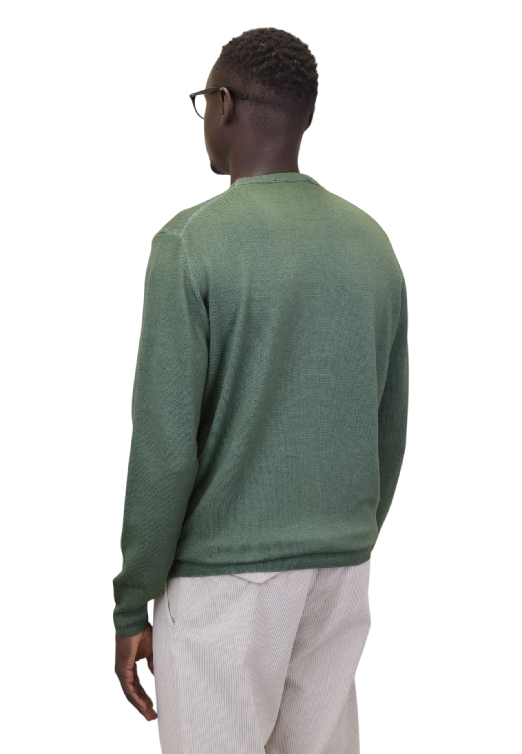 MAGLIE A GIROCOLLO Verde Della Spiga