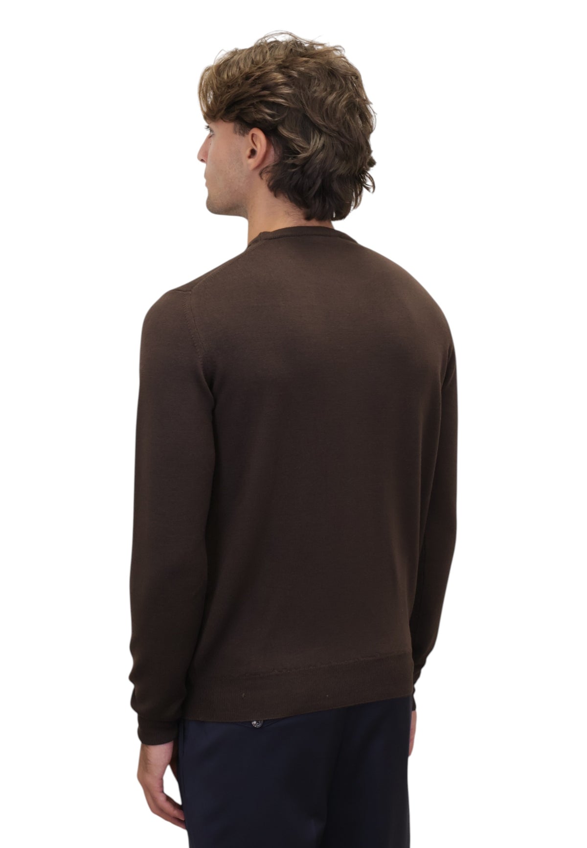 MAGLIE A GIROCOLLO Marrone Della Spiga