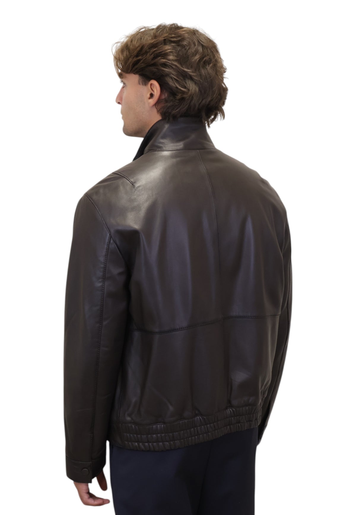 GIUBBOTTI IN PELLE Marrone Authority