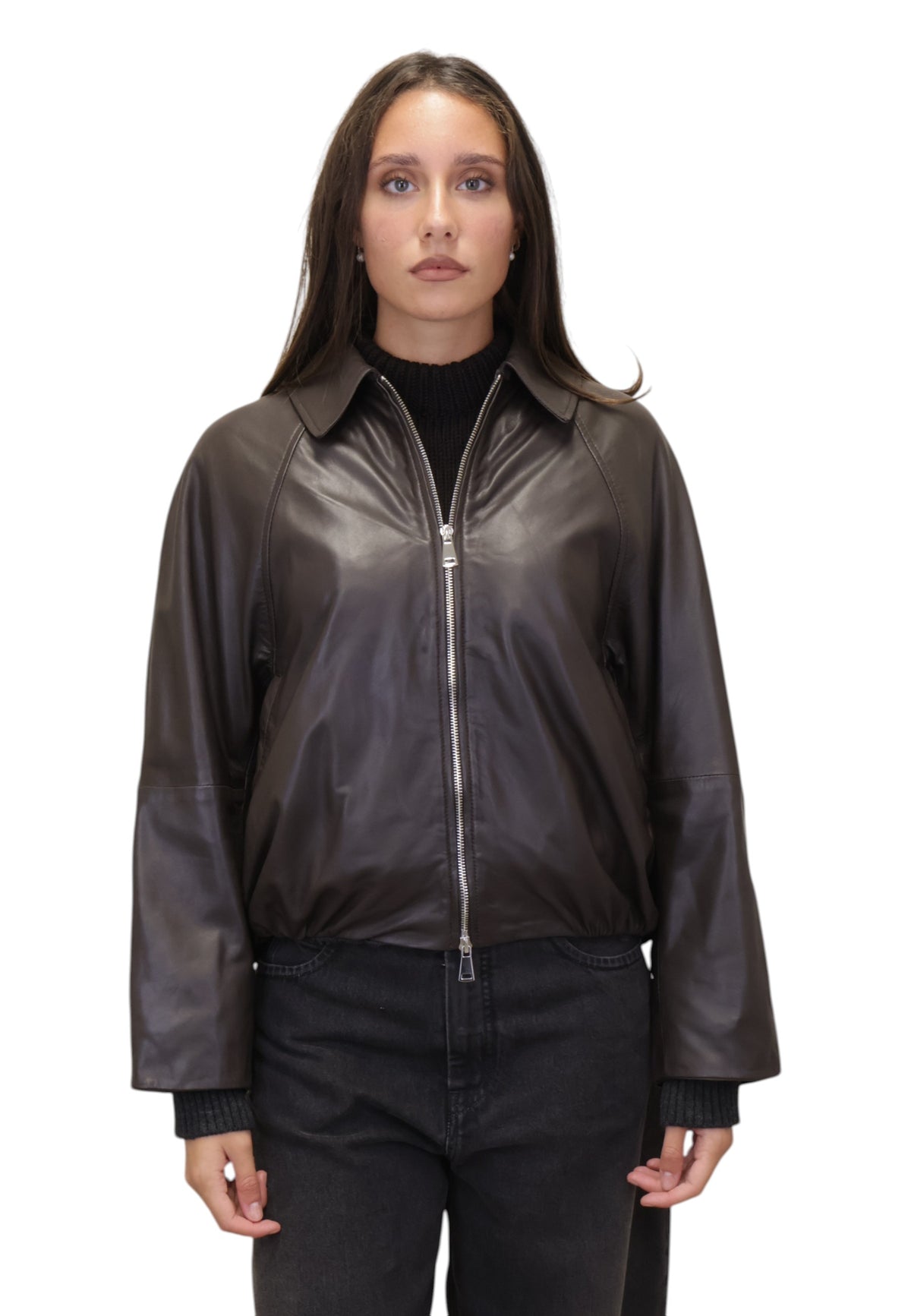 GIACCHE IN PELLE Marrone The Jackie