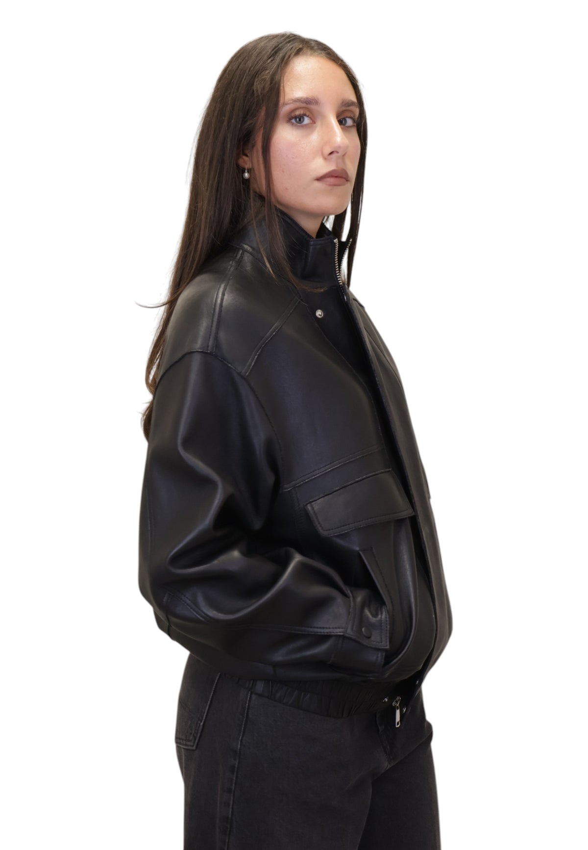 GIACCHE IN PELLE Nero The Jackie