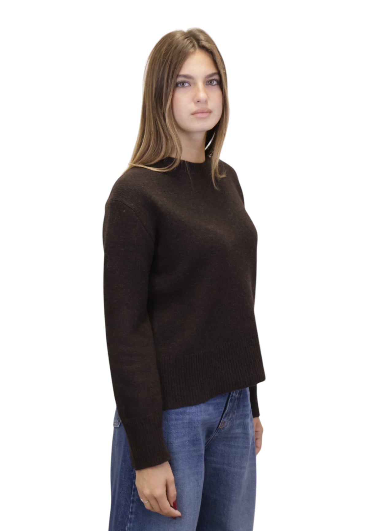 MAGLIE A GIROCOLLO Marrone Hekla & Co
