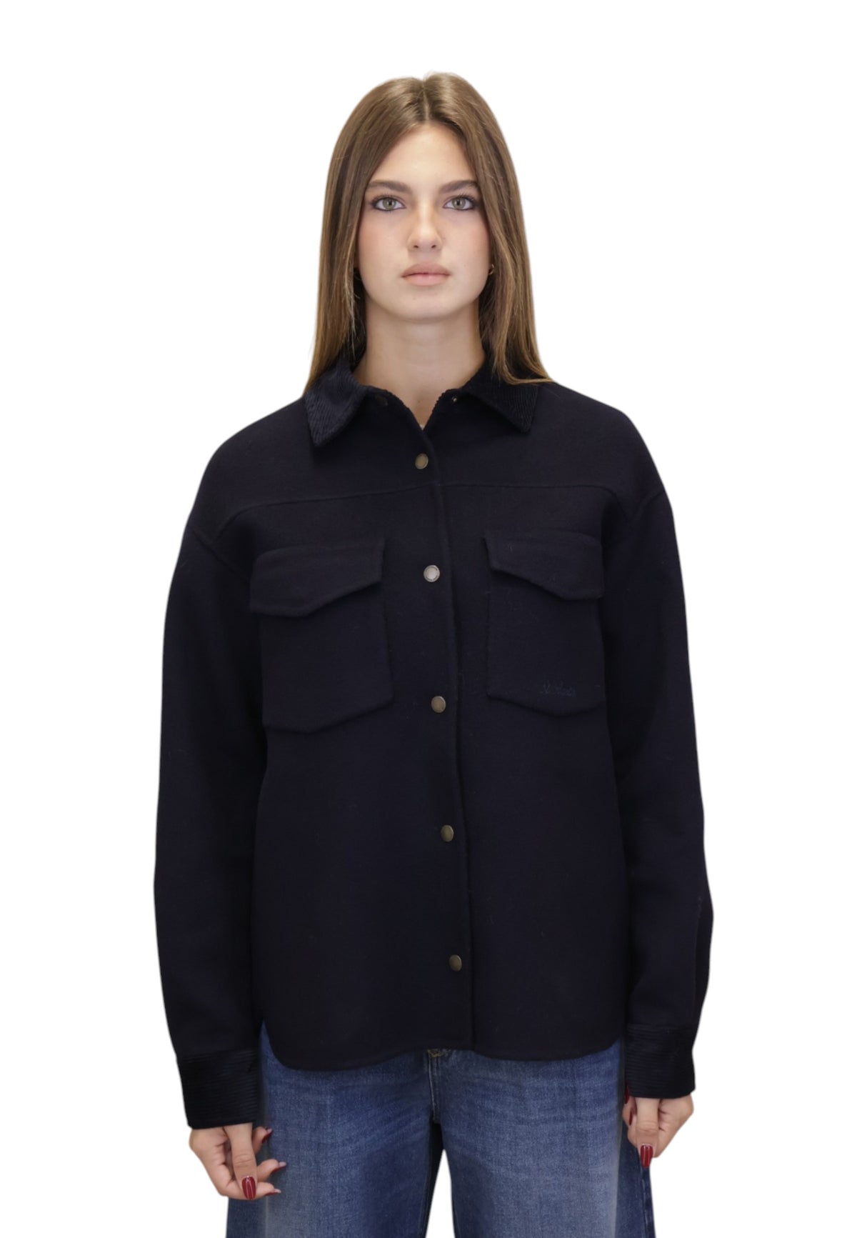 OVERSHIRT Blu Mc2 Saint Barth