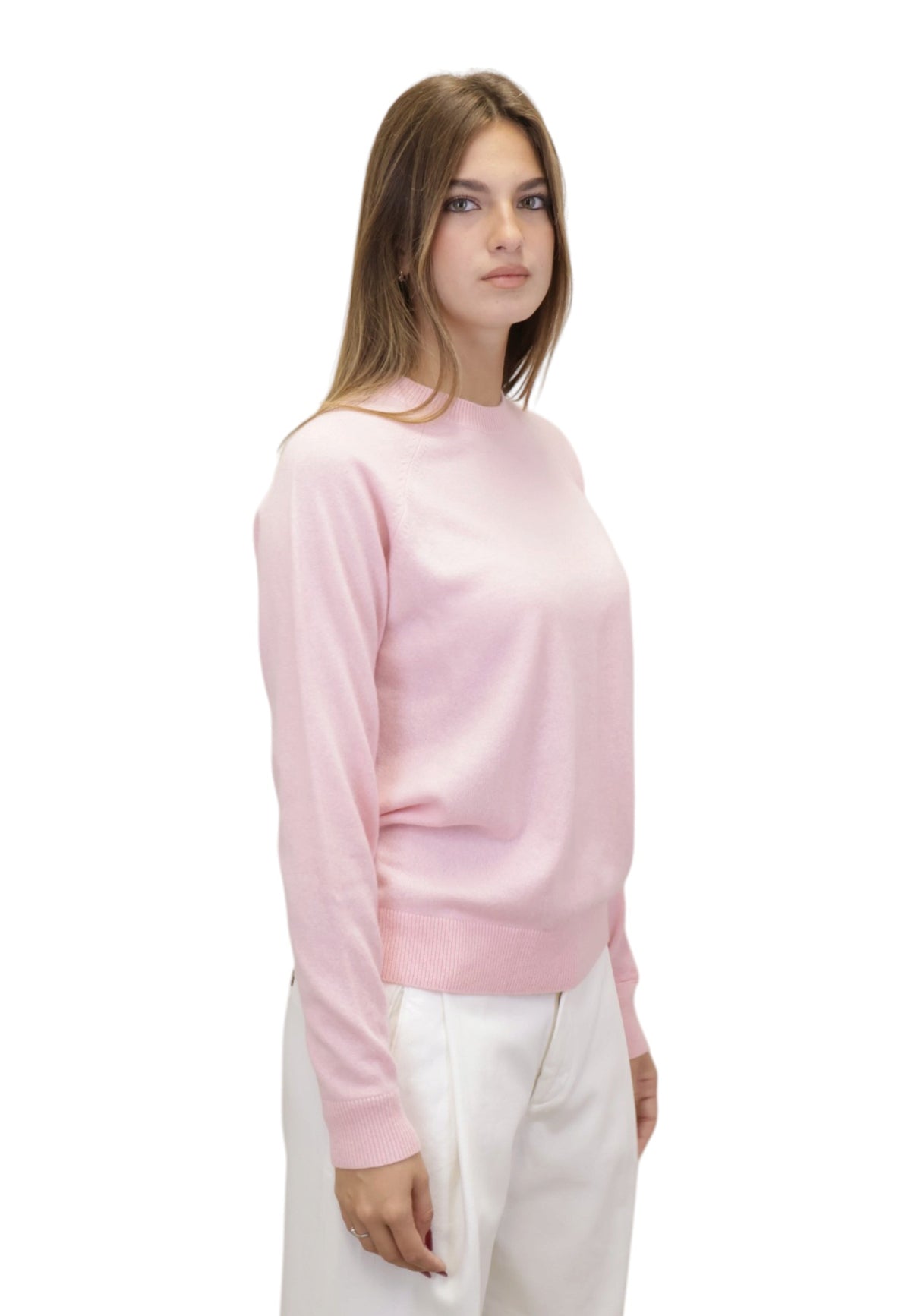MAGLIE A GIROCOLLO Rosa Mc2 Saint Barth