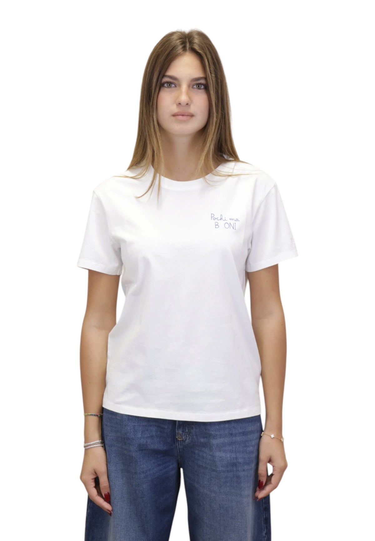 T-SHIRT Bianco Mc2 Saint Barth