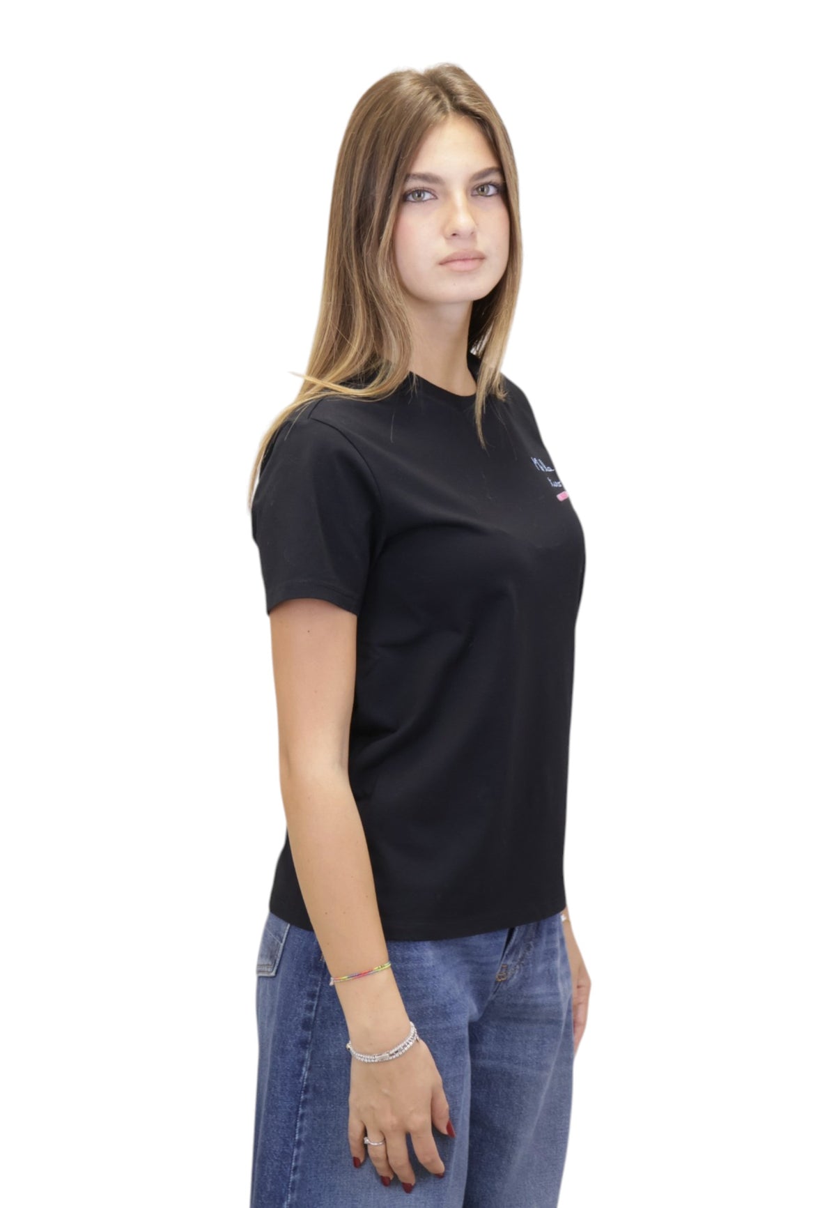 T-SHIRT Nero Mc2 Saint Barth