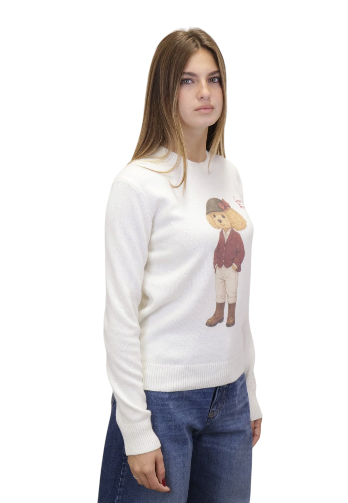 MAGLIE A GIROCOLLO Panna Mc2 Saint Barth