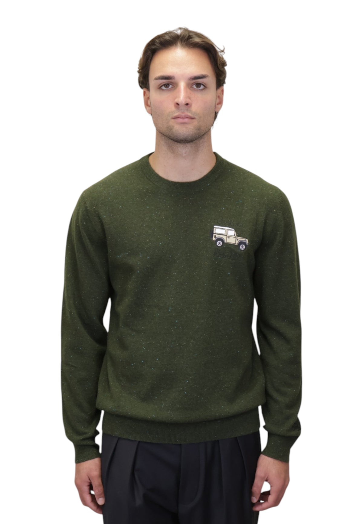 MAGLIE A GIROCOLLO Verde Mc2 Saint Barth