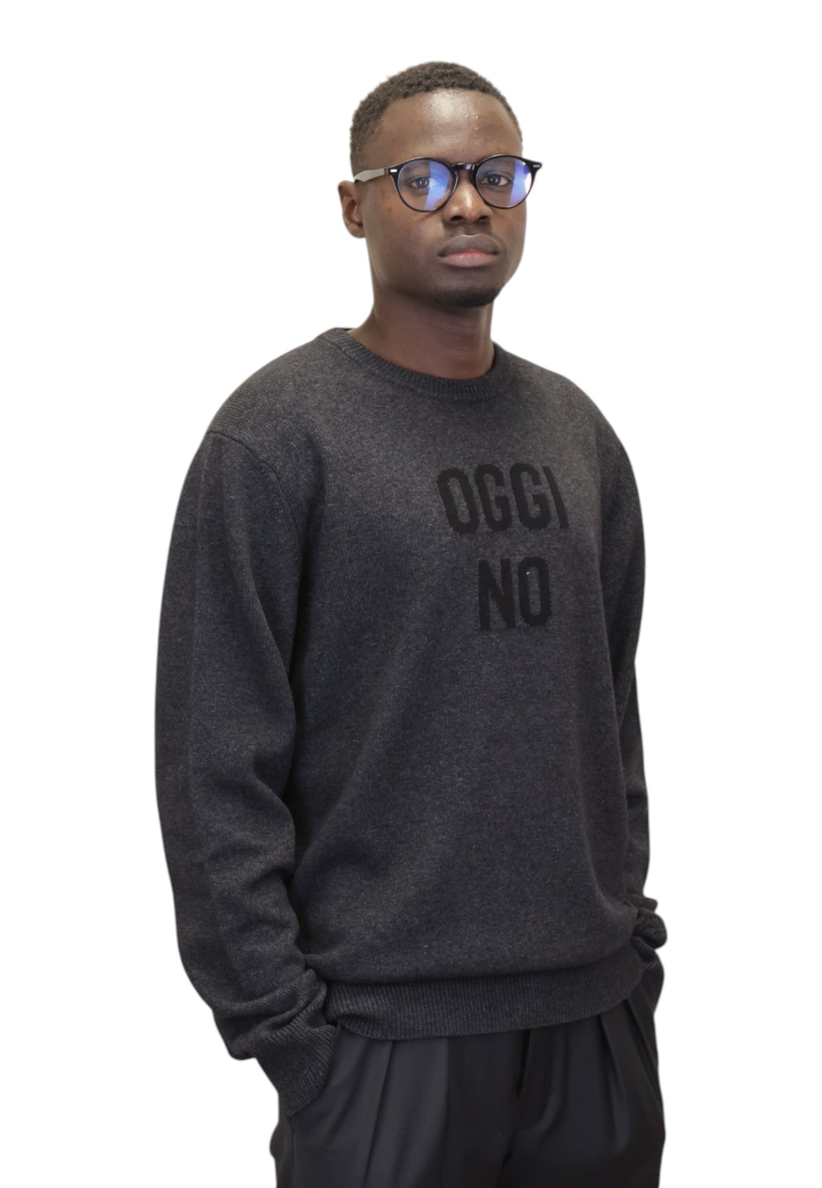 MAGLIE A GIROCOLLO Nero Mc2 Saint Barth