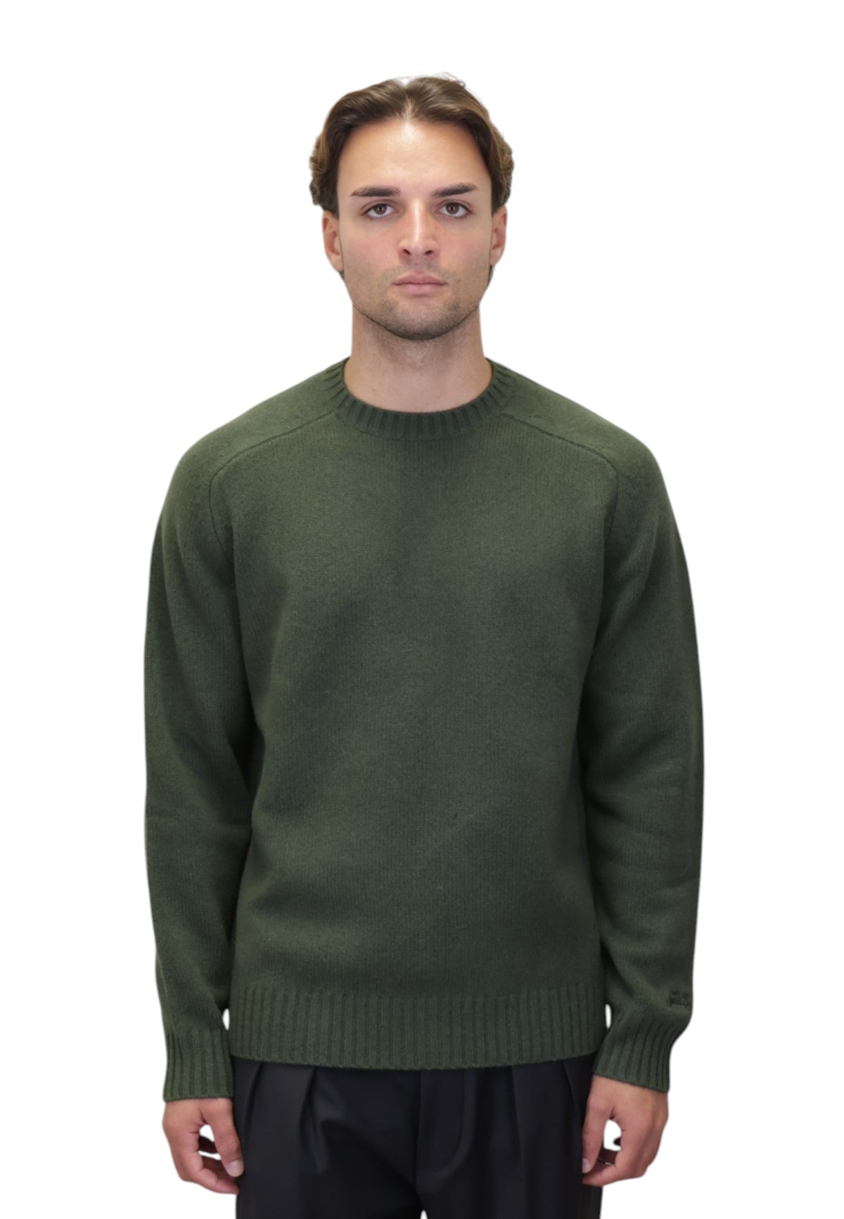 MAGLIE A GIROCOLLO Verde Mc2 Saint Barth