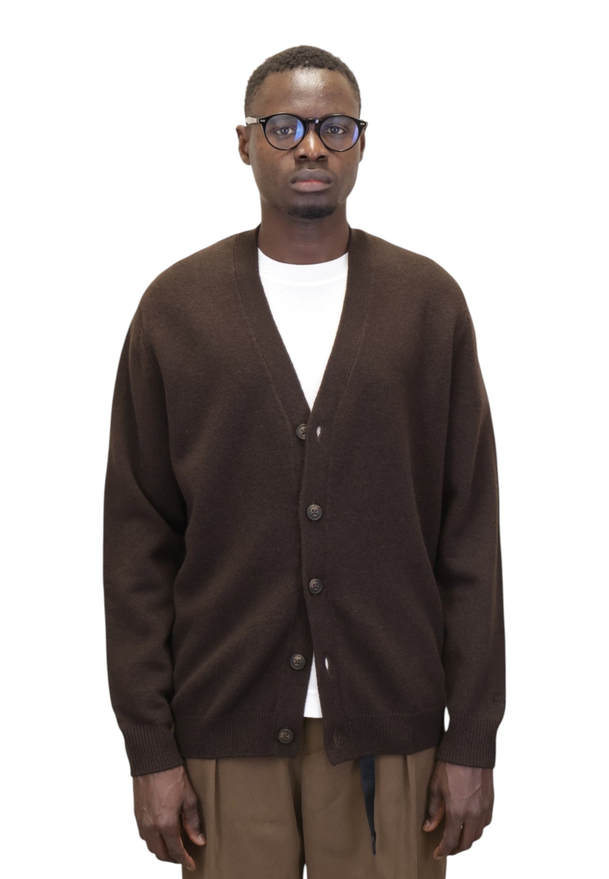 CARDIGAN Marrone Mc2 Saint Barth