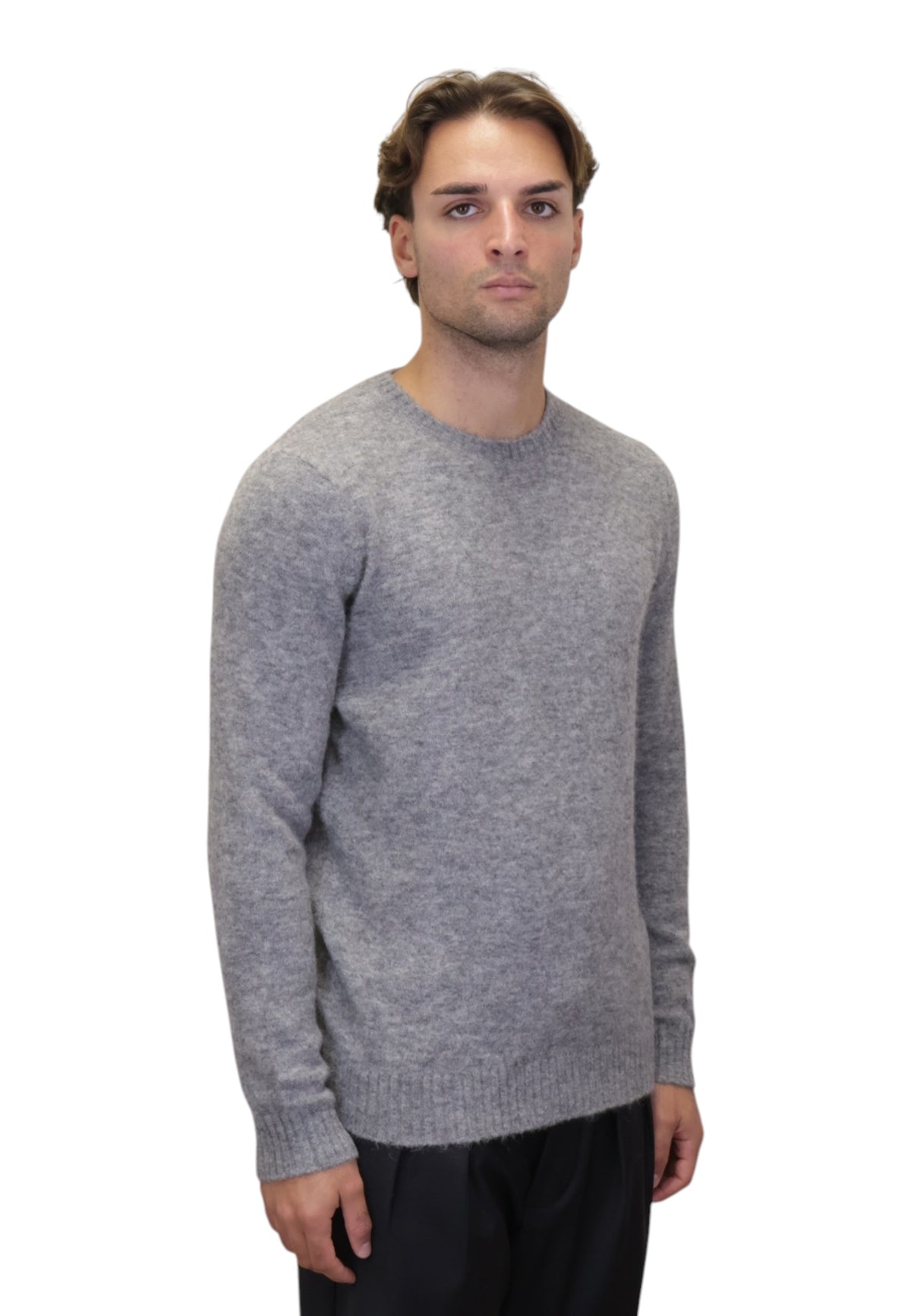 MAGLIE A GIROCOLLO Grigio Mc2 Saint Barth