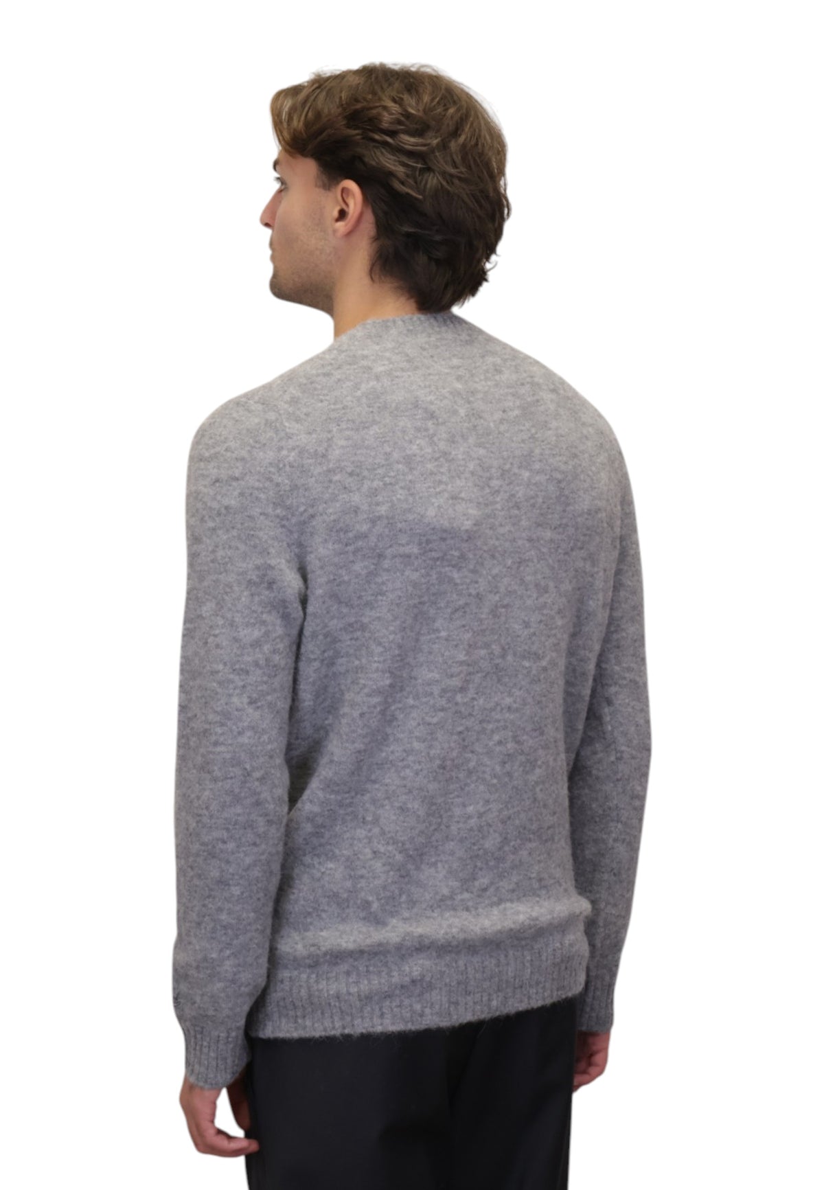 MAGLIE A GIROCOLLO Grigio Mc2 Saint Barth