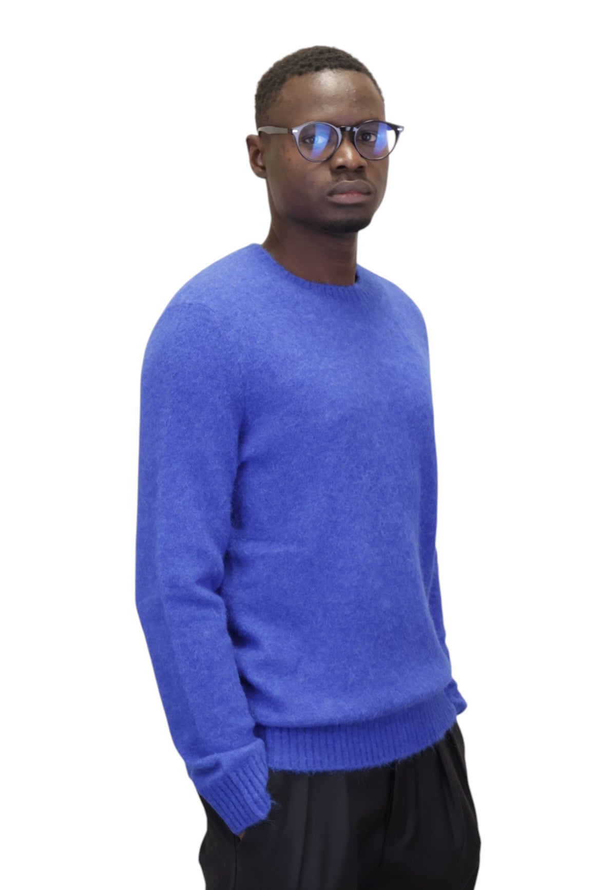 MAGLIE A GIROCOLLO Blu Mc2 Saint Barth