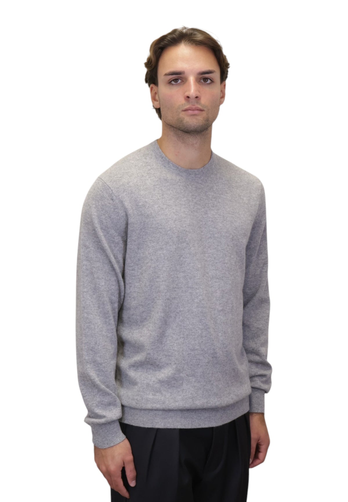 MAGLIE A GIROCOLLO Grigio Mc2 Saint Barth