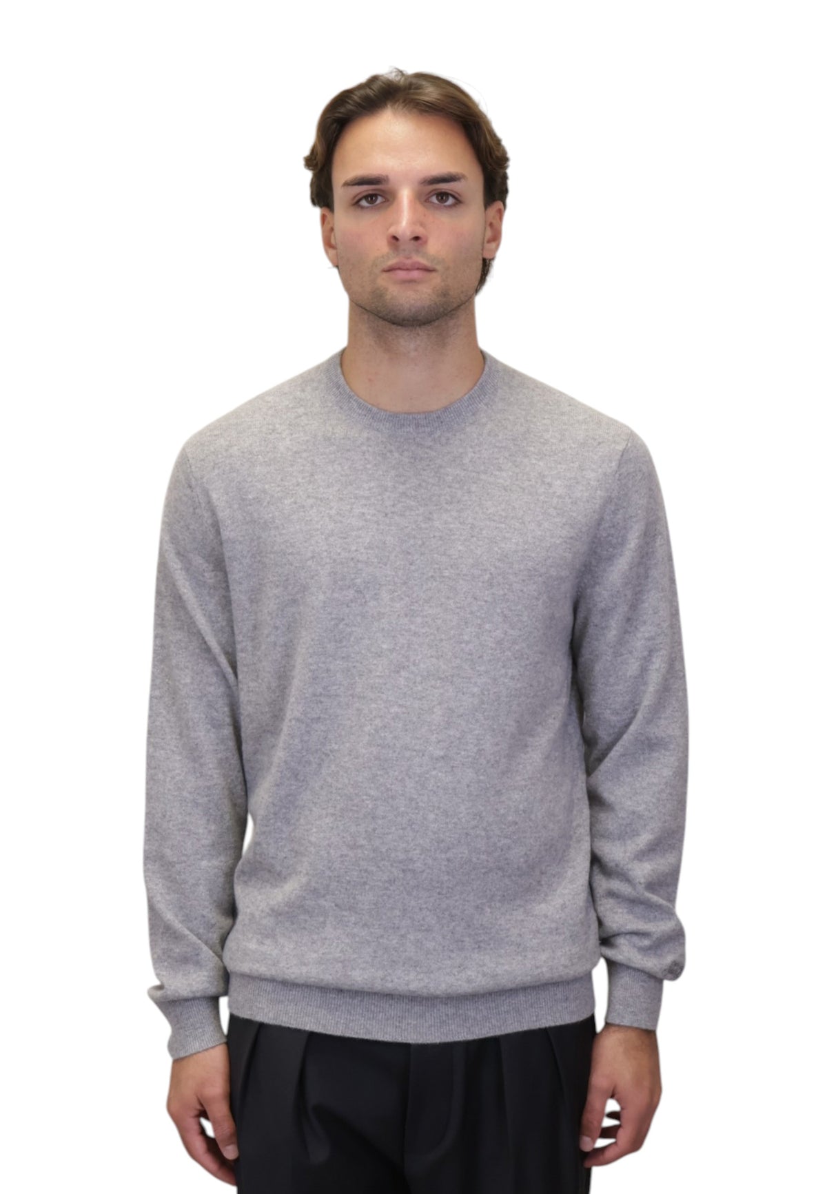 MAGLIE A GIROCOLLO Grigio Mc2 Saint Barth