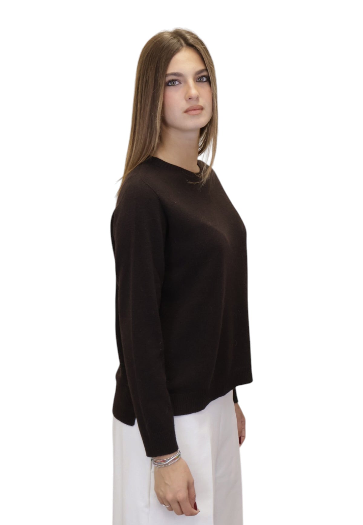 MAGLIE A GIROCOLLO Marrone Hekla & Co